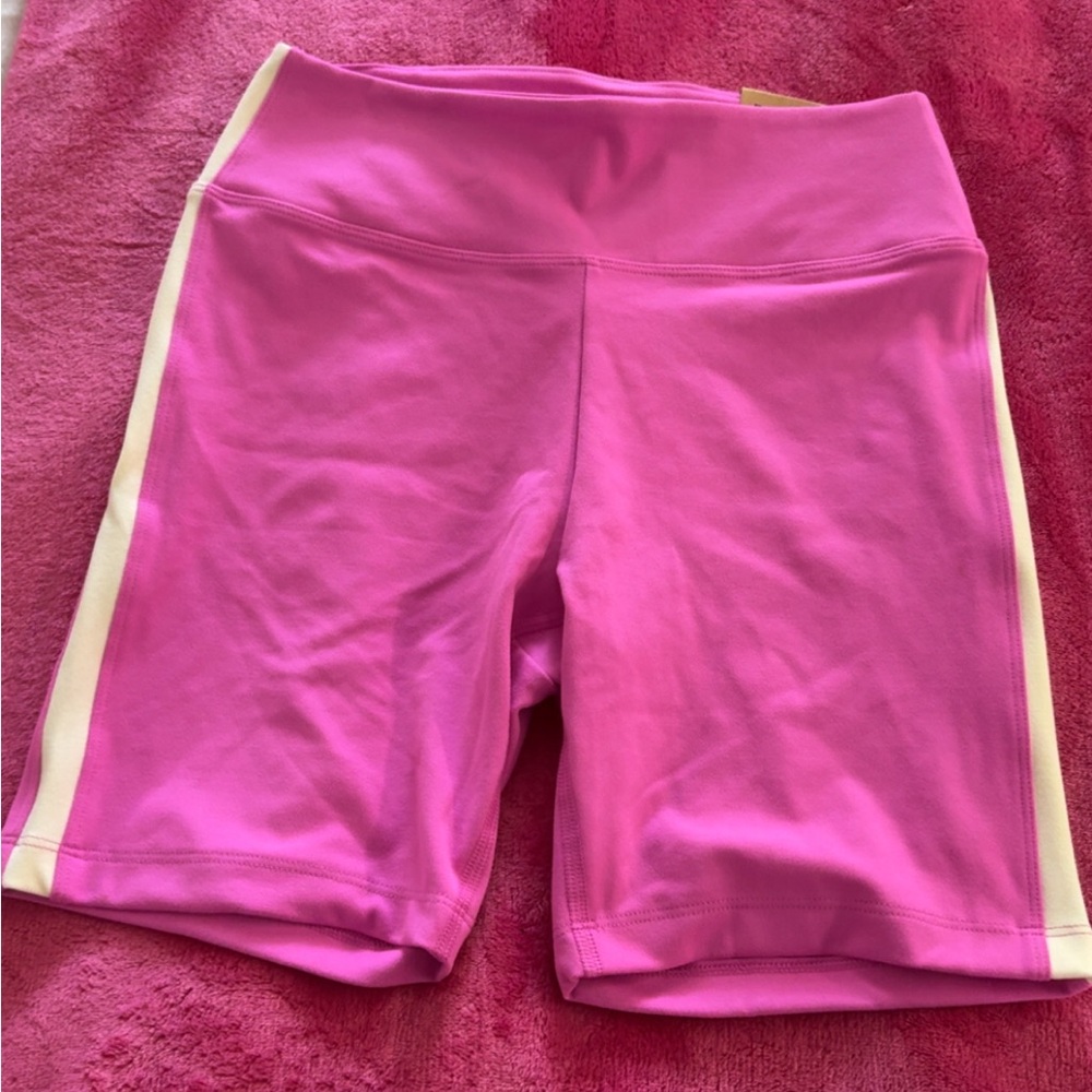 PINK Victoria's Secret Pink Bike Shorts Moisture-Wicking Mid-Thigh